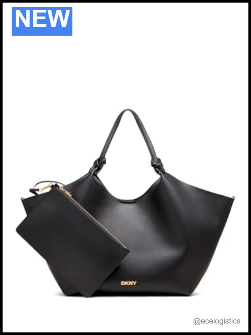 Large Pebble Texture Nappa Bonded Small Pebble PU Shopper Tote